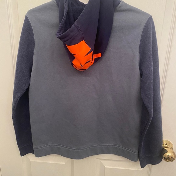 Nike Orange and Blue Hoodie Kids XL - Picture 2 of 4